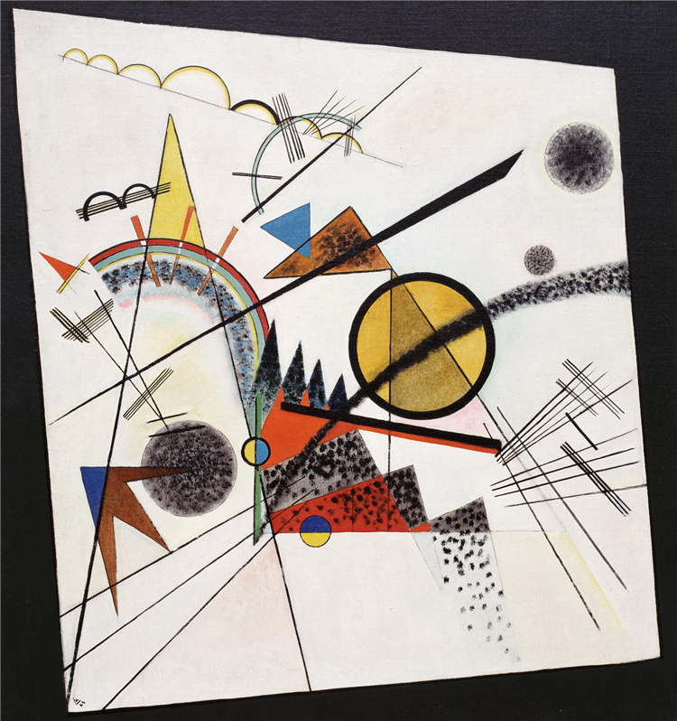 In the Black Square 1923 Wassily Kandinsky Oil Painting